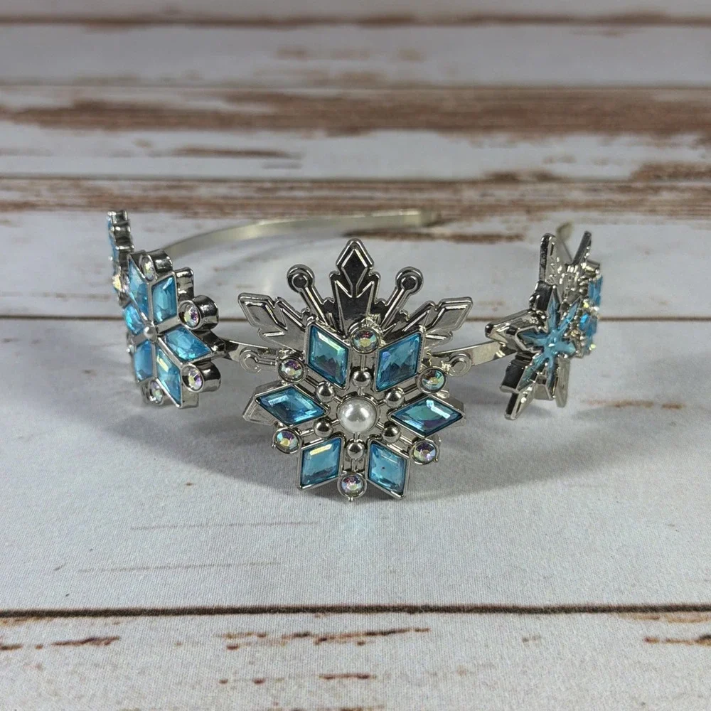 Pre-Owned Disney Store Limited Edition Elsa Bejeweled Snowflake Tiara Headband